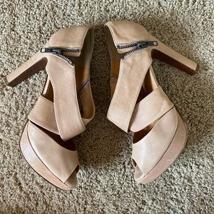 Nude J. Crew Heels